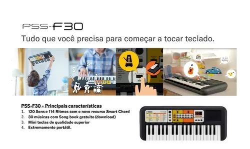 TECLADO INFANTIL YAMAHA PSS F30 ANÁLISE COMPLETA 