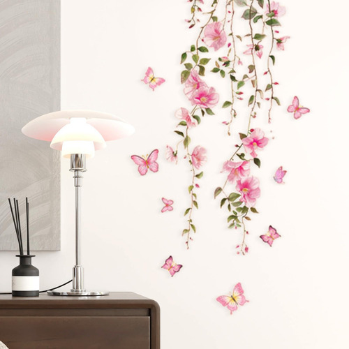 Pegatina De Pared De De Flores Decoración Decorativa