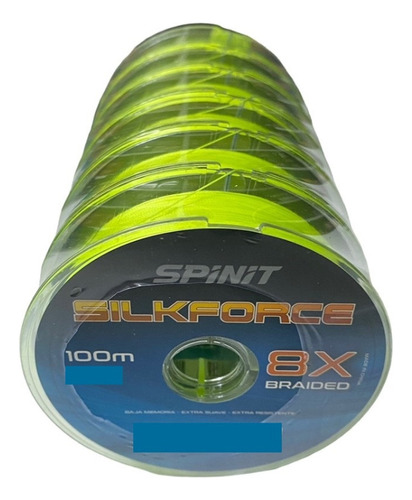 Multifilamento Spinit Silkforce 8 Hebras X100m Extra Suave