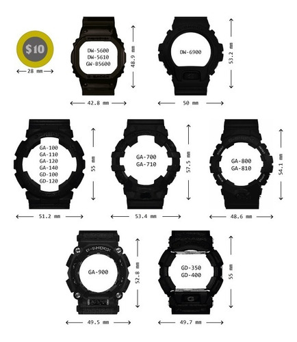 Imagen 6 de 6 de Reloj Casio G-shock Youth Ga-900ts-6a