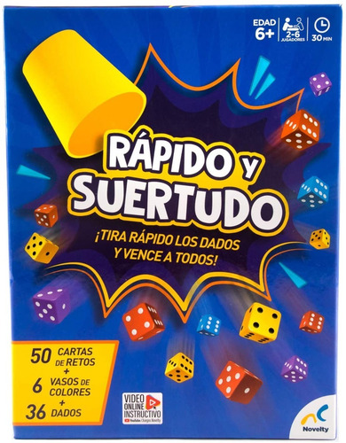 Juego De Mesa Rapido Y Suertudo Novelty Corp