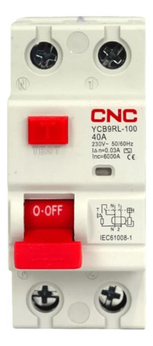 Diferencial 2 X 40a 30ma 6ka Cnc Sec / Eleco