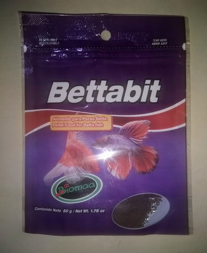 Lote 80 Alimento Bettabit 25g Biomaa Q125 Bolitas Pez Betta