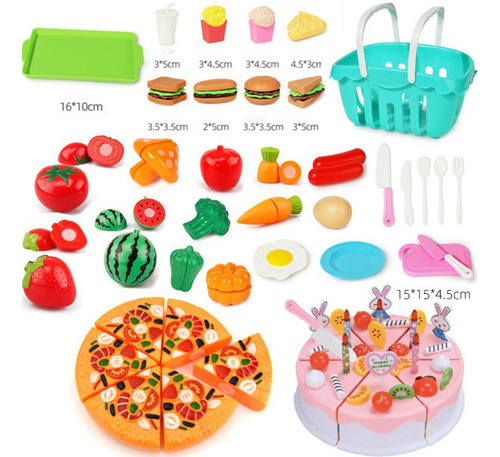 Gv Juego De Juguetes De Frutas Para Té De Tarde Para Niños,