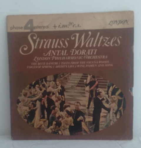 Lp Vinilo Vals Strauss Waltzes Antal Doraty