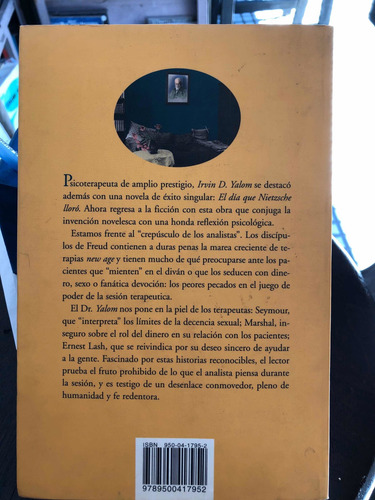 Desde El Diván = Irvin D. Yalom | Emece (Usado)