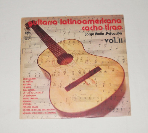 Cacho Tirao Guitarra Latinoamericana Vol 2 Jorge Padin Lp