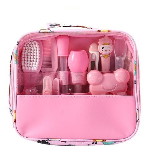 Kit De Higiene Y Cuidado Completo De Bebe 13 Pcs Con Bolso