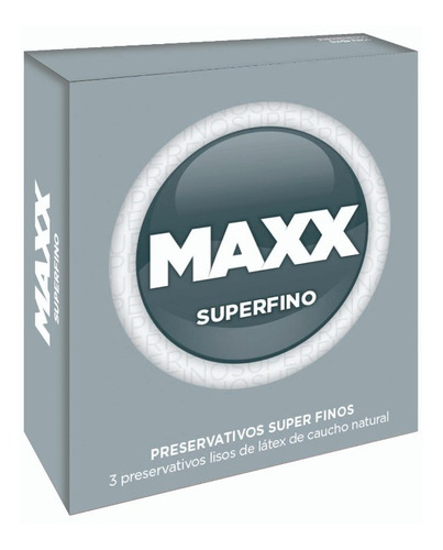 Imagen 1 de 10 de Preservativos Maxx Super Fino X3 Mas Finos Sensacion Natural