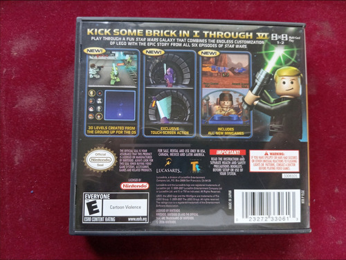 Lego Star Wars Complete Saga ( Nintendo 3ds Ds ) 10v \(^o^)/ (Usado)