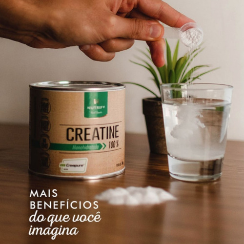 Imagem 10 de 11 de Creatina Nutrify 300g Creatine 100% Monohidratada Creapure Sabor Neutro