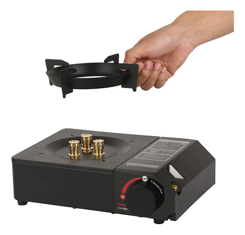 Cocina De Gas Para Camping 4 Fuego Feroz 5200w (doble Uso