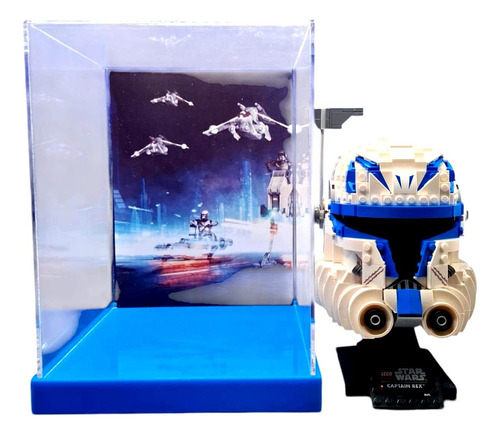 Lego Armado Capitan Rex 75349 + Acrilico Stars Wars 854