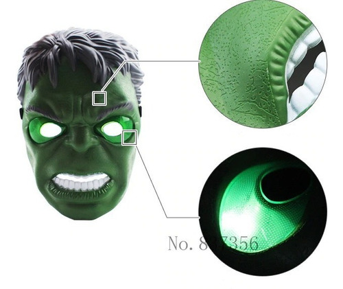 Mascara Luminosa De Hulk