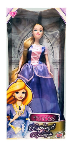Imagen 4 de 8 de Muñeca Princesa Rapunzel Articulada Original 2902 Bigshop