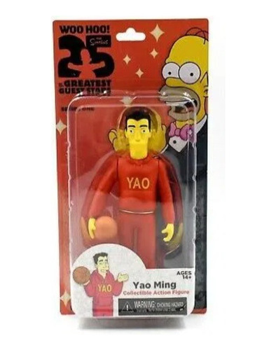 Muñeca - Yao Ming - 25 aniversario de Los Simpson - Neca
