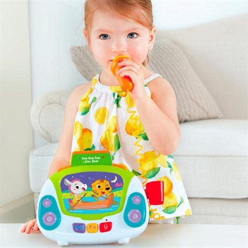 Imagen 4 de 10 de Microfono Karaoke Musical Infantil Hola 3138 Sonido Juego Ed
