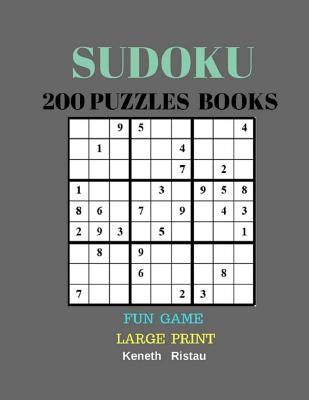 Libro Sudoku 200 Puzzles Books Fun Game Large Print: Very...