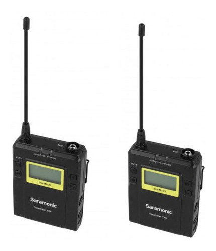 Sistema Sem Fio Duplo Para Câmera Com Microfone Lapela Duplo