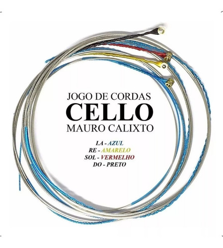 Encordoamento Jogo De Cordas Violoncelo Mauro Calixto R0410