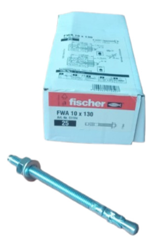 Anclaje Fischer Perno Fwa 10 X 130 Caja 25