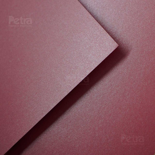 Papel Metalico Marsala  A4 180g/m² Com 50 Folhas