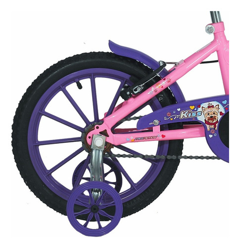 Bicicleta Kiss Com Cesta Aro 16 Free Action
