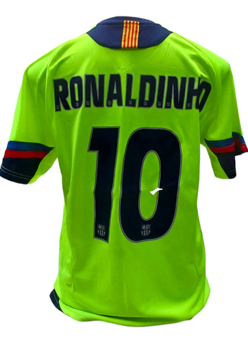 Camiseta Retro Ronaldinho Barcelona Envio Inmediato Clasica