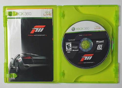 Volante De Carreras Con Pedales Forza 3 Xbox 360 Retromx (Usado)