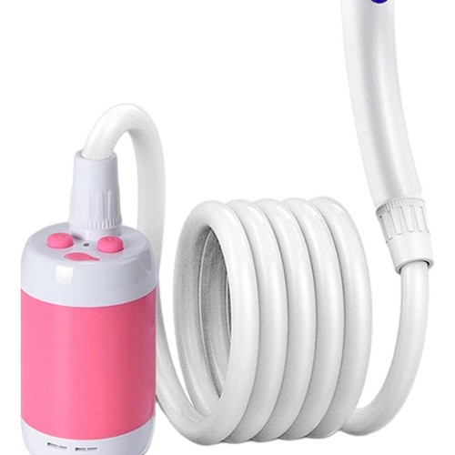 Agua Para Acampar Recargable De Mano De Cabezal De Rosa
