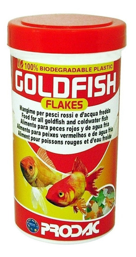 Alimento Prodac Goldfish Escamas 32gr Pecera Agua Fría