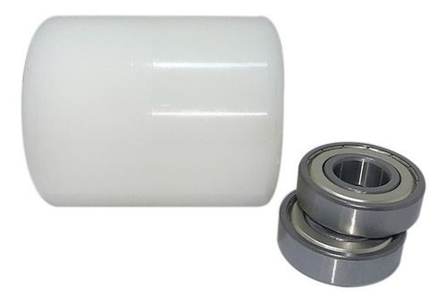 Imagem 2 de 3 de Rodas De Carga De Nylon 80 X 95 C/rolamento