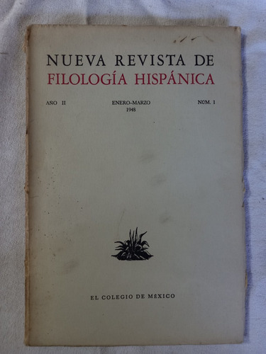 Nueva Revista De Filología Hispánica 1948 Alonso Salazar