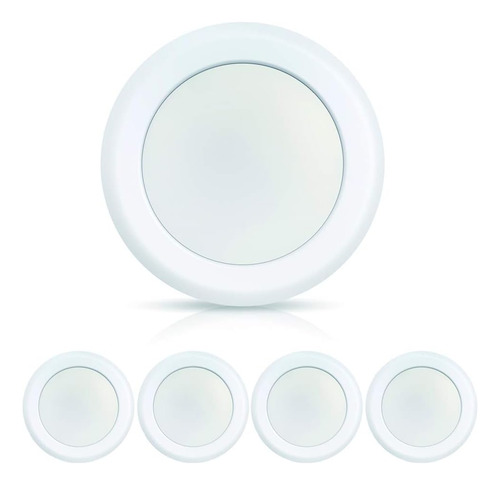 Luz De Disco Led Regulable De 15 Cm, Paquete De 4 Luces De T