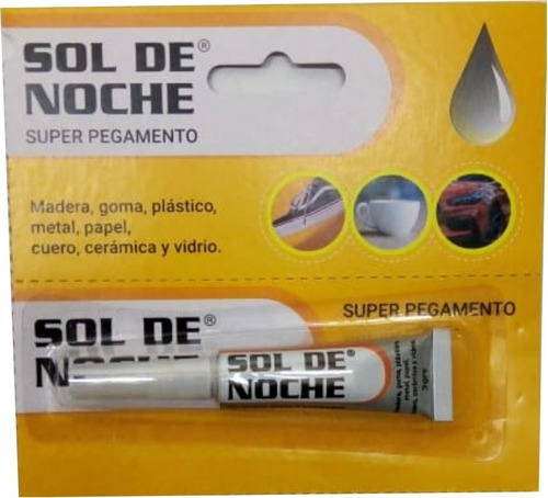 Pegamento Sol De Noche 3g Pack X 12u