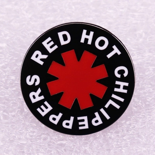 Pin Botton Broche Red Hot Chili Peppers Banda Rock Metal