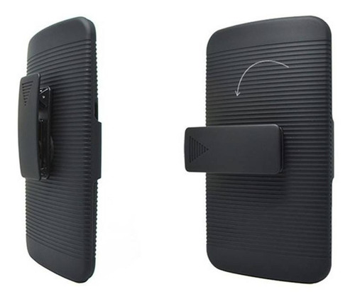 Sony Xperia Ion Funda Holster Combo Clip 3 En 1 Negro Lt28i