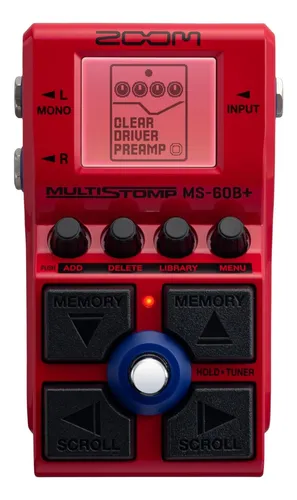 comprar Zoom Ms-60b+ Efectos De Graves Multiestompt Pedal Con Más De