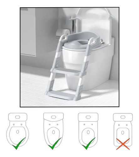 Pelela Silla Para Inodoro Reductor Manijas Con Escalones Azul Pelela