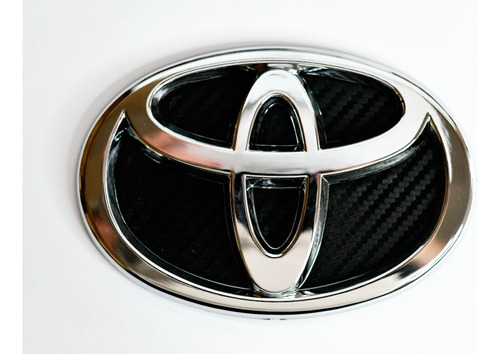 Emblema Toyota 13cm X 9cm Insignia Logotipo Adhesivo Cromado