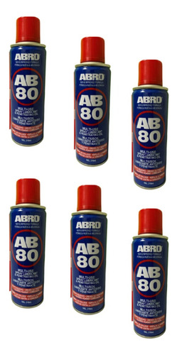 Lubricante Dw40 Abro  Ab-80 210 Ml (x6) (americano)