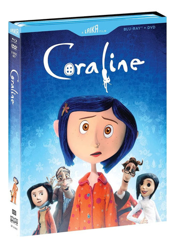 Coraline Laika Pelicula Blu-ray + Dvd