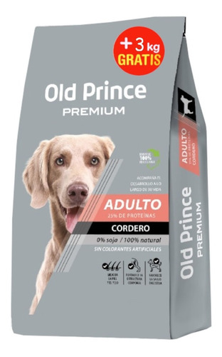 Old Prince Premium Cordero Adulto X 15 +3 = 18 Kangoo 
