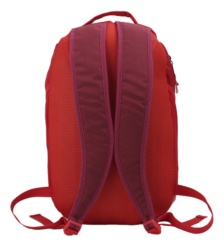 Mochila Deportiva Reebok Urbana Espalada Y Tiras Mesh Grande Color Rojo Diseño De La Tela Liso