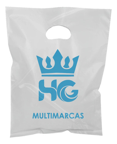 Sacola Personalizada Boca De Palhaço 25x35 100 Unid Esp.012