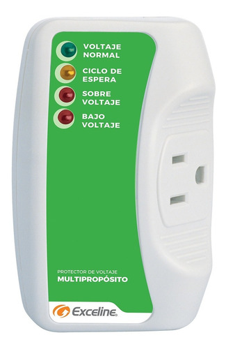 Protector De Voltaje Microondas Lavadora Electrodomesticos Color Verde