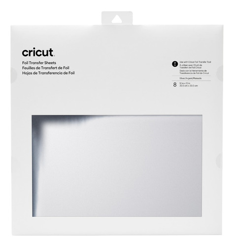 Foil Cricut Plata 12x12 (8 Piezas)