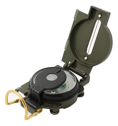 Brújula Lensática Militar Impermeable De Mano Camping