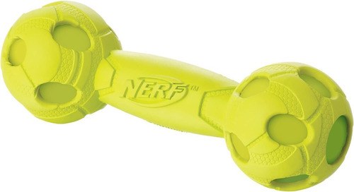 Juguete Pesas Nerf Dog Squeaker Tpr Medianas Con Sonido 17cm