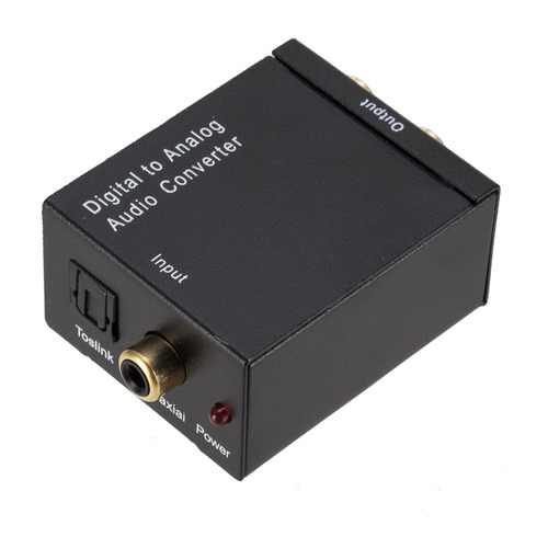 Digital A Analógica Audio Convertidor Audio Interruptor Caja